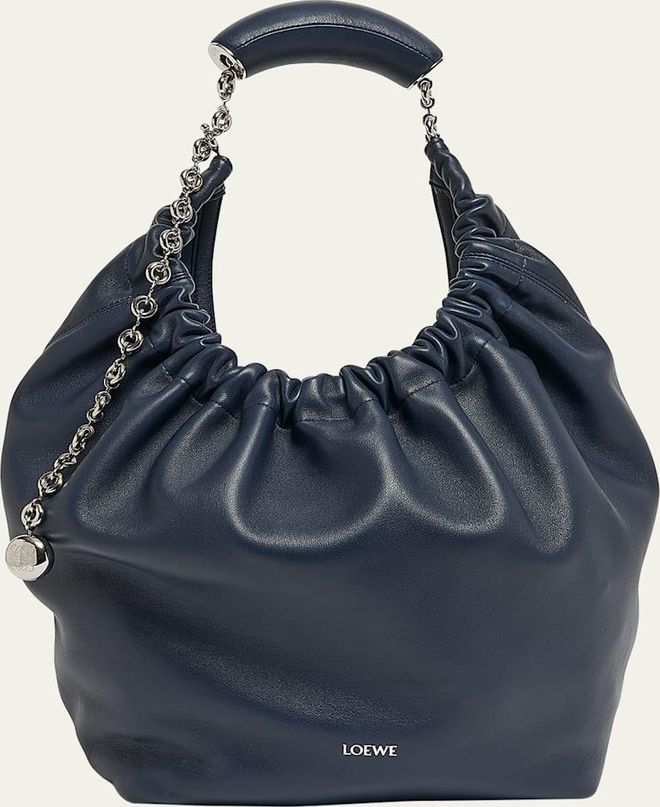 Squeeze Medium Shoulder Bag in Napa Leather