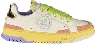 Blauer White Polyurethane Women Womens Sneaker
