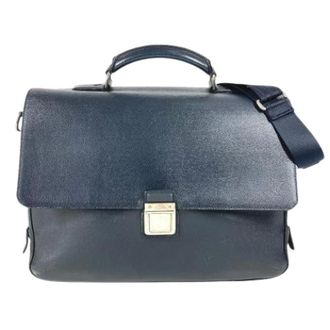 Louis Vuitton Pre-owned Handbags, male, Blue, Size: ONE SIZE Pre-owned Vintage Shoulder Bag