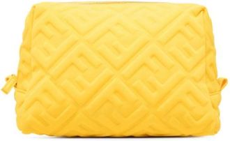 Fendi Pre-owned Clutches, female, Yellow, Size: ONE SIZE Pre-owned Vintage Clutch