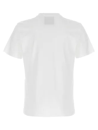 Moschino Logo-Embroidered Monkey Graphic T-Shirt - White
