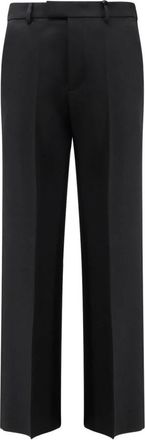 Valentino Wollen Broek - Heren - Straight fit broeken - Zwart - L - Wol - Broeken