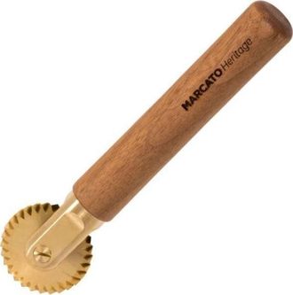 Marcato Accesorio De Cocina Marcato La Rotella Dentata Marr&oacute;n Dorado 20 Cm