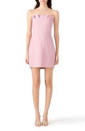 Steve Madden Luciella Strapless Minidress in Mauve Shadows at Nordstrom Rack, Size X-Large