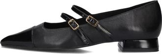 Lodi Zwarte Ballerina Flats - Dames - Ballerinas - Zwart - 38 EU - Schoenen