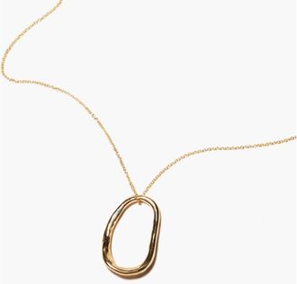 Odette New York Alma Necklace in Brass at Nordstrom