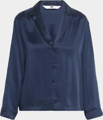 Lunya Washable Silk Button-Down Pajama Set