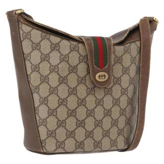 Gucci Pre-owned Vintage Schoudertas - Dames - Pre-owned - Bruin - Maat: ONE Size