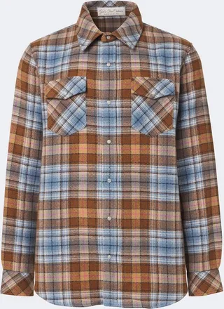 God's True Cashmere Camisa Nomad de cachemir a cuadros