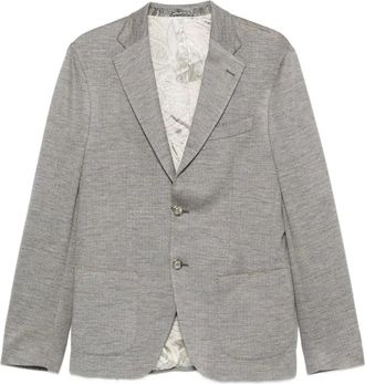 Etro Blazer con applicazione - Grigio