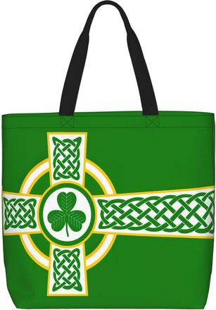 Generic Women Handbag Ireland Irish Travel Tote Bag Reusable Fashion Crossbody Bags, For Birthday, Daily, Graduation, Holiday, Gym