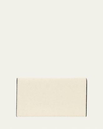 Valextra Saffiano Pebbled Business Card Case