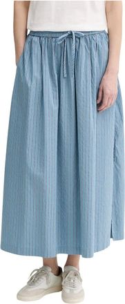 Marc O'Polo Wide Trousers - Skirts - Mujer - Azul - L