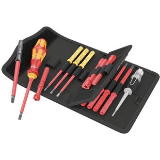 Wera Kraftform Kompakt VDE 18 Universal 1 Elettricisti Kit di punte intercambiabili per giraviti
