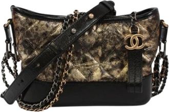 Chanel Pre-owned Vintage Schoudertas - Dames - Vintage Schoudertas - Zwart - ONE Size - Leer - Vintage