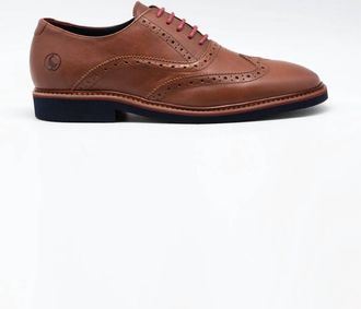Canada Goose Mens Leather Oxford Shoe In Brown