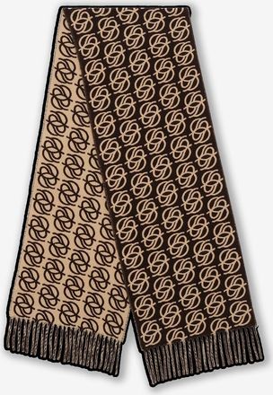 Drôle de Monsieur Schal aus Wolle LÉcharpe Monogramme