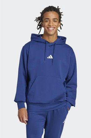 adidas Sportswear fleece hoodie blauw