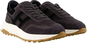 Hogan Mens Hyperlight Allacciato H Sneaker Black Calfskin