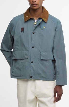 Barbour Icons Spey Nylon Jacket in Blue Stone at Nordstrom, Size Xx-Large
