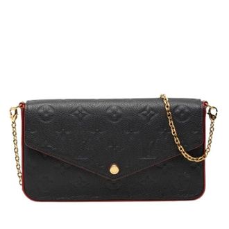 Louis Vuitton Pre-owned Pochette Felicie - Dames - Pre-owned - Zwart - Maat: ONE Size Leer