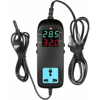 OEM Termostato Para Caldera, Termostato Electr&oacute;nico, Controlador De Temperatura Con Pantalla Digital Led Y Enchufe - Crezuo