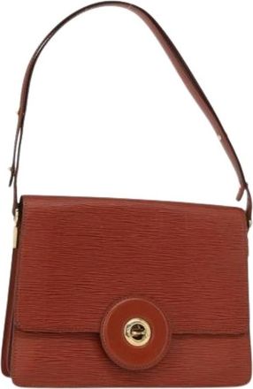 Louis Vuitton Pre-owned Vintage Schoudertas - Dames - Vintage Schoudertas - Bruin - ONE Size - Leer - Vintage