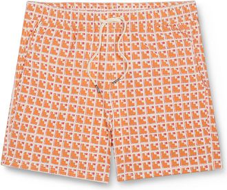 Fair Harbor Mens Bungalow 5 Swim Trunks Orange XXL