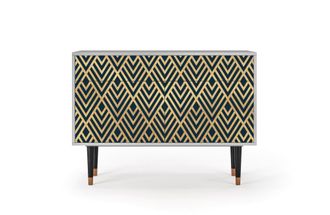 StoryZ Aparador azul 2 cajones y 2 puertas L 115 cm