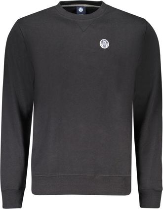 North Sails Black Cotton Mens Mens Sweatshirt