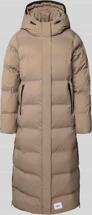 Khujo Steppmantel mit Reißverschlusstaschen Modell MAYLA3 in Beige, Größe XXL