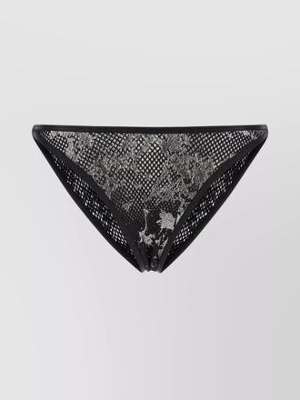 Diesel two-tone mesh savage x fenty fishnet-string brief