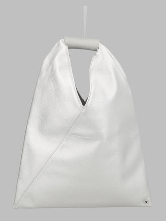 Maison Margiela Womens Handbag Japanese Silver Polyurethane Handbags Hand Bags
