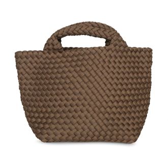Naghedi Tassen, Dames, Beige, ONE Size, St. Barths Small Tote