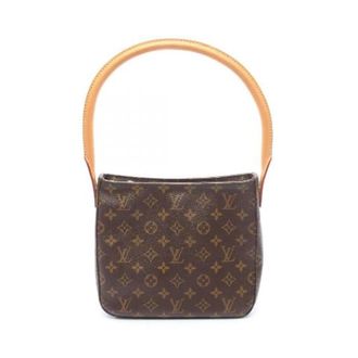 Louis Vuitton Pre-owned Looping MM Monogram Schoudertas - Dames - Pre-owned - Bruin - Maat: ONE Size Leer