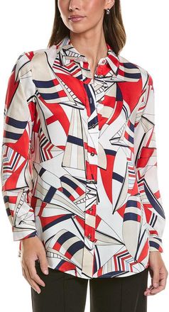 Jones New York Printed Blouse