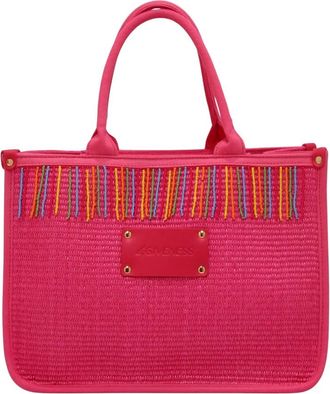 4giveness Bolso Saint Tropez Midi Piel de Serpiente - Bags - Mujer - Rosa - ONE SIZE