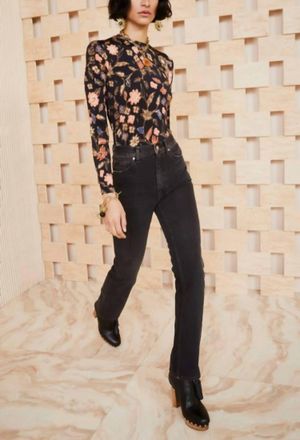 Ulla Johnson The Agnes Jeans In Smoke Wash