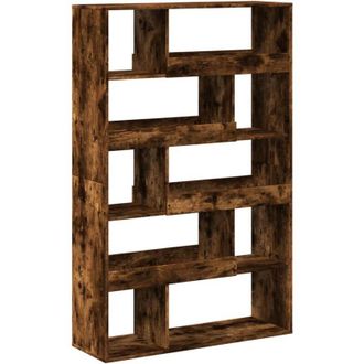 vidaXL Separador De Ambientes Madera Roble Ahumado 100x33x156,5 Cm Vidaxl