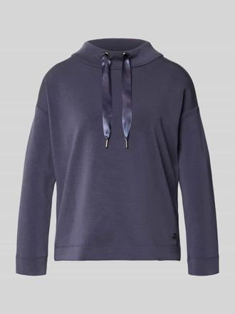 s.Oliver Black Label Loose Fit Sweatshirt aus Modal-Mix in Rauchblau, Gr&ouml;&szlig;e 34