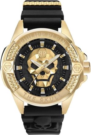 Philipp Plein $Kull Titan Gold Watch - Heren - Horloges - Zwart - ONE Size - Accessoires