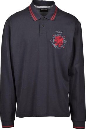 Aeronautica Militaire Polo Shirt 100% Katoen - Heren - Polos - Zwart - 2XL - Katoen - Tops