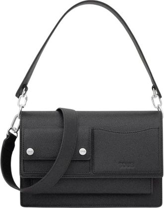 Tous Audree Pockets - Dames - Schoudertassen - Zwart - ONE Size - Leer - Tassen
