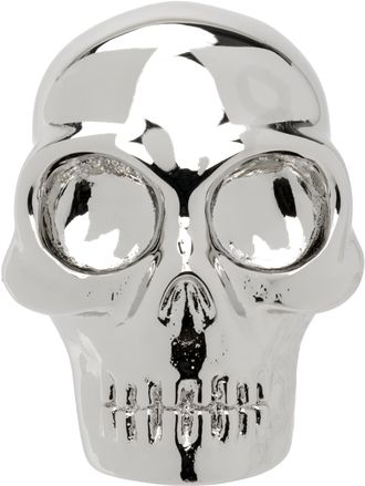 ピアス ALEXANDER MCQUEEN SKULL EARRING IN PALLADIUM Alexander Mcqueen Alexander Mc Queen Skull Earring In