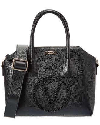 Mario Valentino Minimi Rock Leather Shoulder Bag