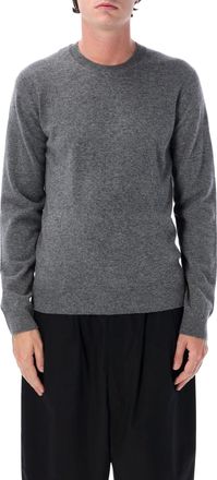 Comme Des Gar&ccedil;ons Fine-Knit Merino Wool Crewneck Sweater