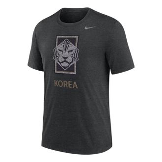 Nike x Korea Soccer T-Shirt Black M21372P957KRFA-BLK