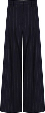 Weekend by Max Mara PANTALONE NEBBIE GESSATO BLU MAX MARA WEEKEND