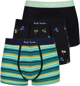 Paul Smith 3-Pack Boxer Shorts - Heren - Ondergoed - Groen - Maat: W36 Katoen