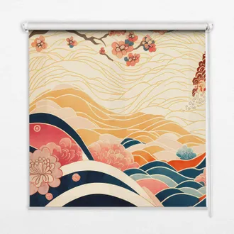 Tulup Tenda A Rullo Interna Per Finestra - Tenda Filtrante Luce - Tenda Privacy - Tenda Decorativa Rettangolare - Rullo Per Interni - (120 Cm X 140 Cm) - On